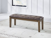 Bay Furniture Gallery - Ashley Furniture - Urbinforte Dining Room - Large UPH Dining Room Bench - PCD592-00